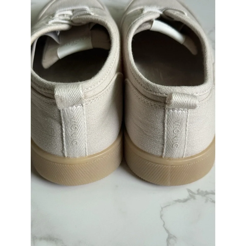 VIONIC Beach Cyan Slip On Sneaker Womens 8 Beige Lace Up Comfort Shoe NWOT - Picture 10 of 10